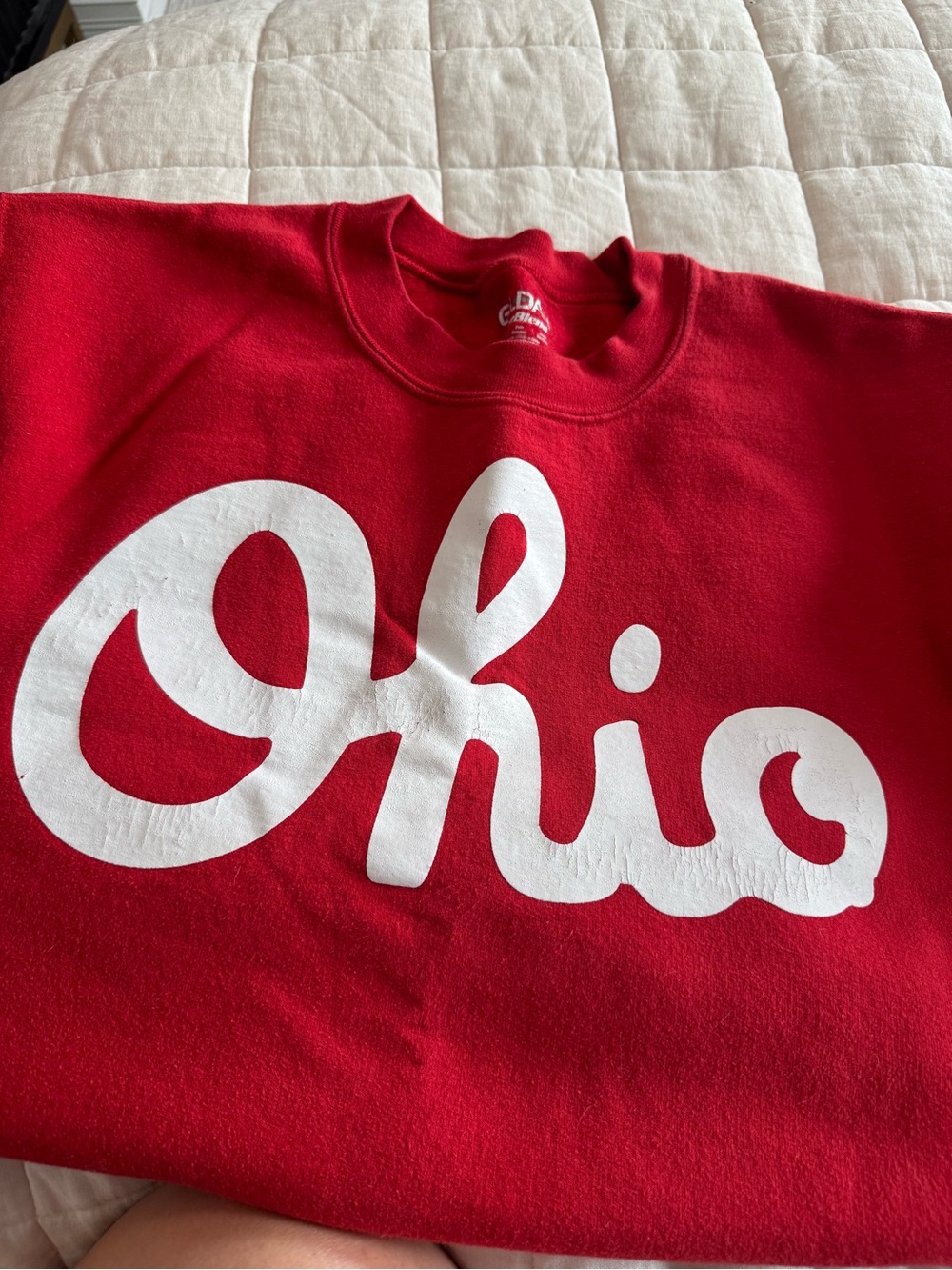 Script 'Ohio' Graphic Sweatshirt